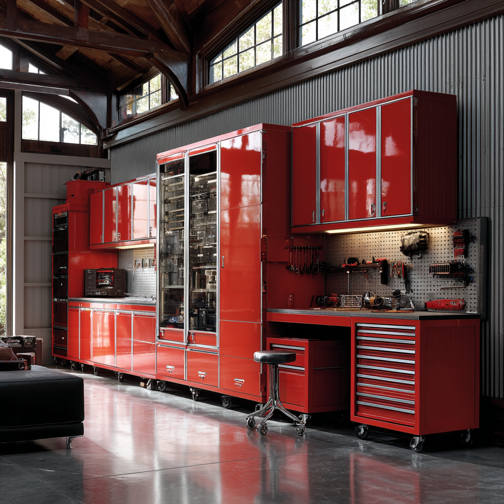 LHG Garage Storage Solution - Red